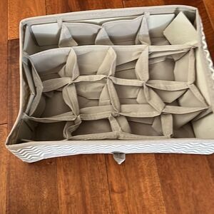 New Inter Design 2 pack accessory organizer for drawers- bra and socks